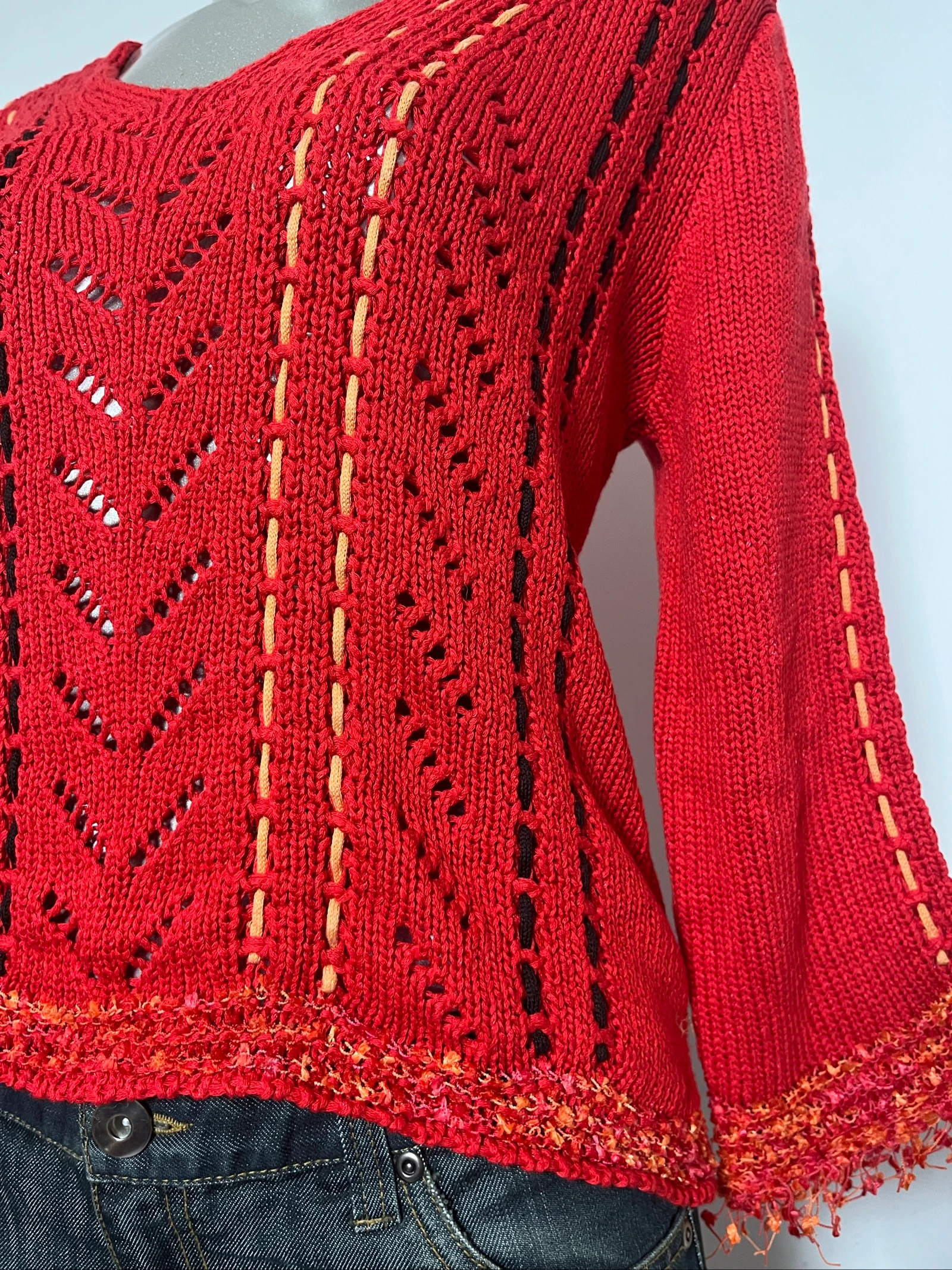 Suéter ajourado Y2K❤️2000s top vintage – photo 6